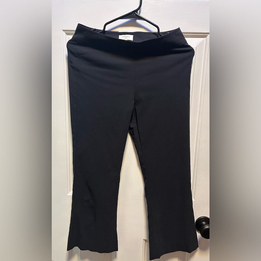 Avenue Montaigne Black Leo Pants